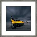 Fighting With The Storm Framed Print