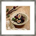 Figs In Bowl Framed Print