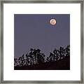 Full Moon Over Fiji Framed Print
