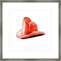 Fireman Helmet Framed Print