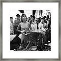 First Lady Jacqueline Kennedy Onassis Framed Print