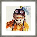 First Nations Powwow Princess Framed Print