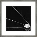 First Picture Of The Russian Sputnik Framed Print