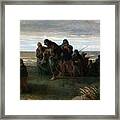 Fishermen Carrying A Drowned Man Framed Print