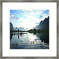 Fishermen Fishing Framed Print