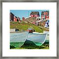 Greenland Fishing Boats Framed Print