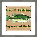 Fishing Experienced Guides Framed Print