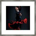 Flamenco Dancer Framed Print