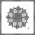 Floral Icon 34 Framed Print