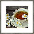 Flower Tea Framed Print