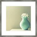 Flowers In Vase Framed Print