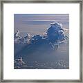 Flying Above The Clouds Framed Print