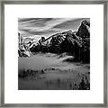 Fog In Yosemite Framed Print