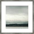 Fog Rise On Cave Run Lake Framed Print