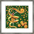 Food Labels Orange Pastilles Framed Print