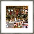 Food Shop At Boursch Hammoud Framed Print