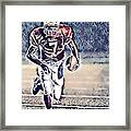 Football Player Framed Print