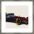 Formula1 Mclaren Mp4 30 Draw Framed Print