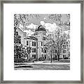 Fort Hays State University Albertson Hall Framed Print