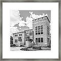 Fort Hays State University Allen Hall Framed Print