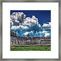 Fortified Clouds Framed Print