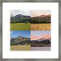 Four Seasons - Mt. Princeton Framed Print