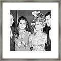 Frank Sinatra And Children Framed Print