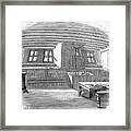 Franklins Cabin Framed Print