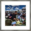 Free Soup And Hungry Population#2 Framed Print