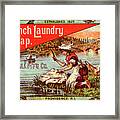 French Laundry Soap Framed Print