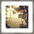 French Romance Framed Print