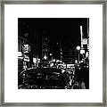 Frith Street By Night Framed Print