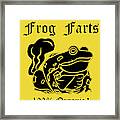 Frog Farts Framed Print