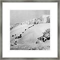 Frozen Niagara Falls Framed Print