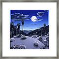 Full Moon Rising Framed Print