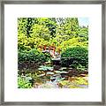 Garden Bridge 2 Framed Print