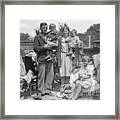 Gastonia Cotton Mill Strikers Evicted Framed Print