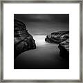 Gateway To The Sea Framed Print