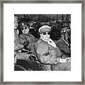 Gens. Macarthur, Hickey, Others In Jeep Framed Print