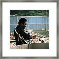 George Benson On Stage Framed Print