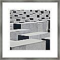 Germany, Berlin, The Holocaust Memorial Framed Print