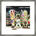 Get In The Ring Framed Print