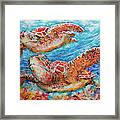 Giant Sea Turtles Framed Print