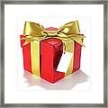 Gift Box Framed Print