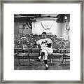 Gil Hodges Of The 1969 New York Mets Framed Print