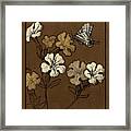 Gilded Blossom Iii Framed Print