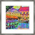 Gingerbread Lucerne Framed Print