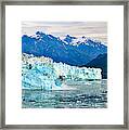 Glacier Calving Alaska Framed Print