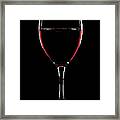 Glass Of Red Wine Framed Print