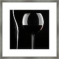 Glass Of Red Wine Framed Print